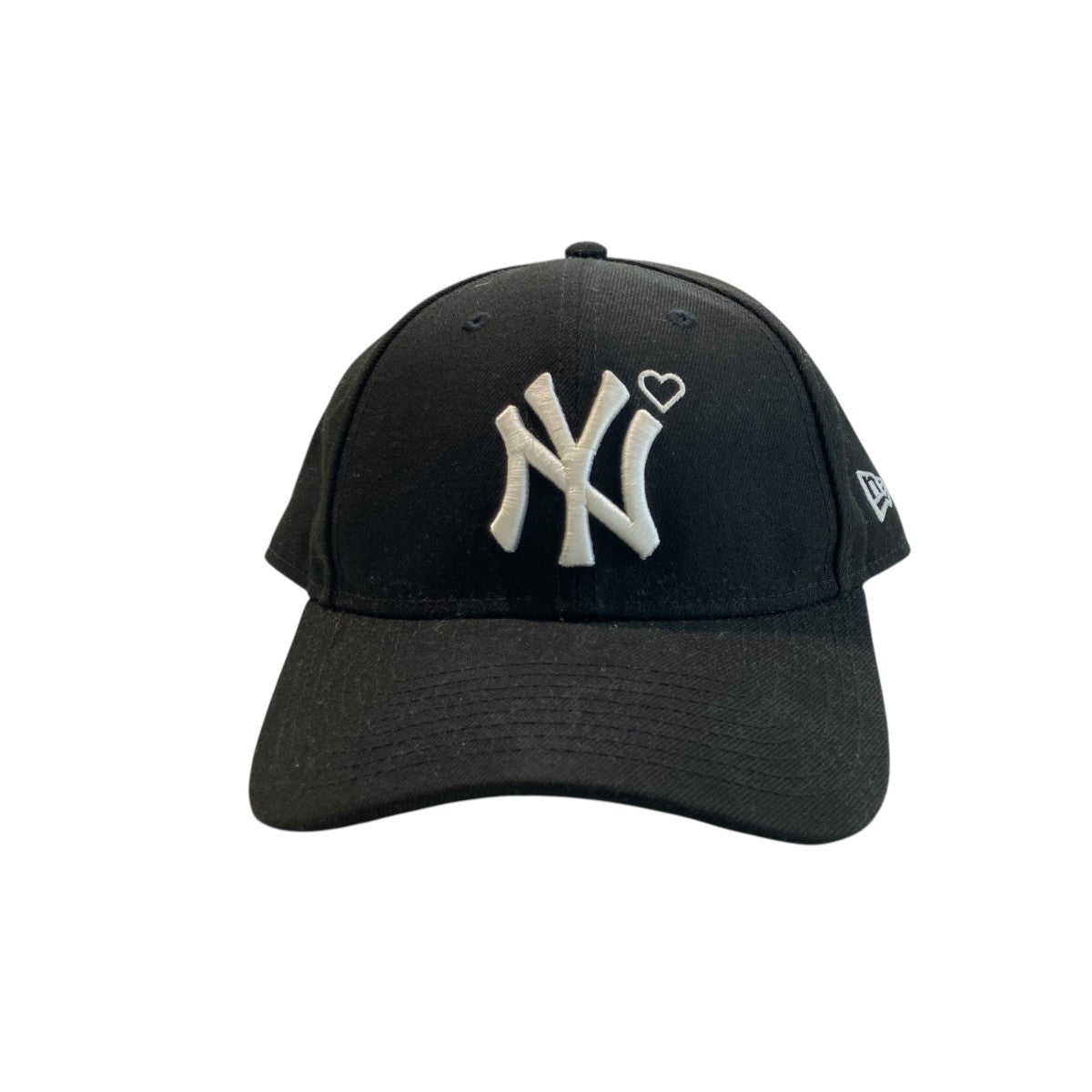 BASICS 9 FORTY Yankees Heart Embroidery CapベスボールキャップS1.5-1204 古着・中古-2枚目のアイテム画像