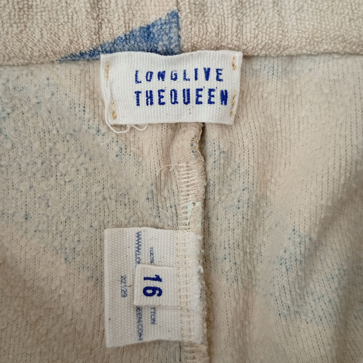 LONGLIVE THEQUEEN パイルパンツ 古着・中古-3枚目のアイテム画像