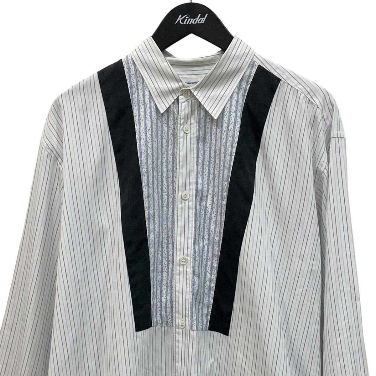 COMME des GARCONS SHIRT ストライプ長袖シャツ 古着・中古-2枚目のアイテム画像