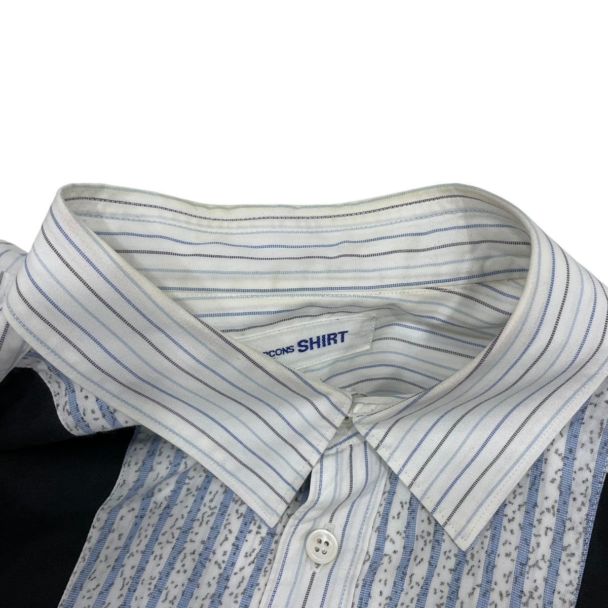 COMME des GARCONS SHIRT ストライプ長袖シャツ 古着・中古-6枚目のアイテム画像