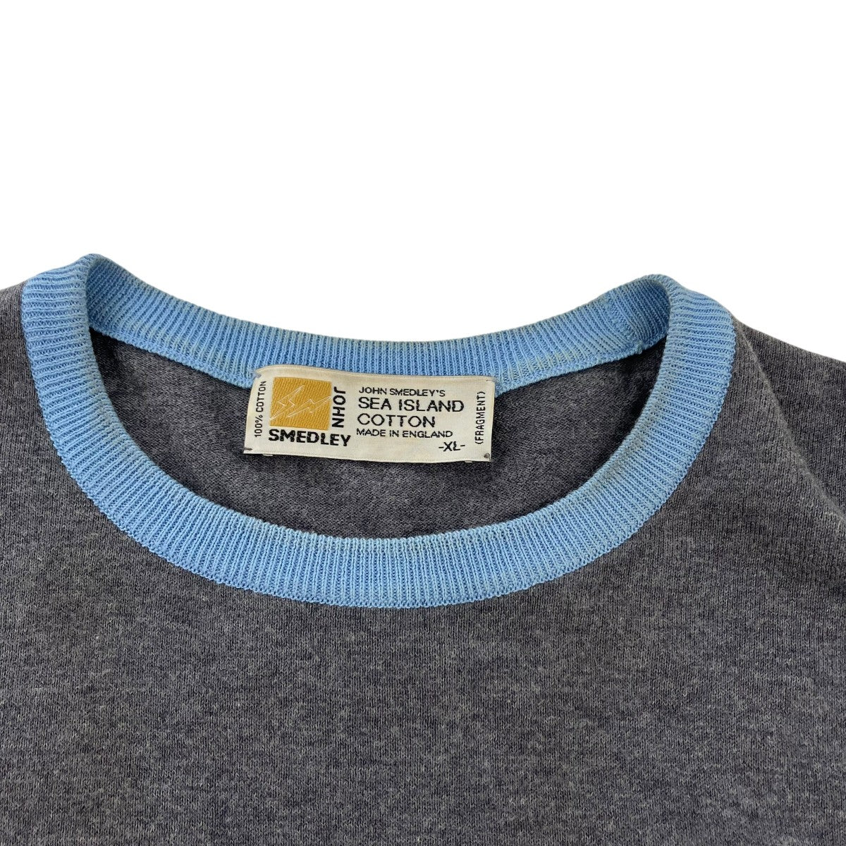 JOHN SMEDLEY(ジョンスメドレー) 薄手セーター グレー サイズ XL