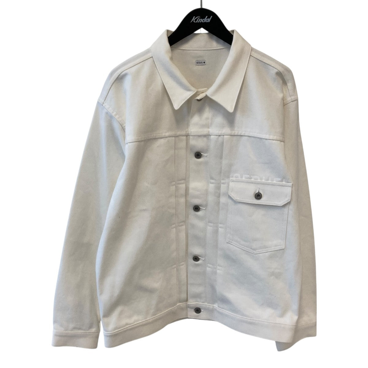 SEQUEL×FRAGMENTS RIGID WHITE DENIM JACKETデニムジャケットSQ-24SS-JK-03 古着・中古-1枚目のアイテム画像