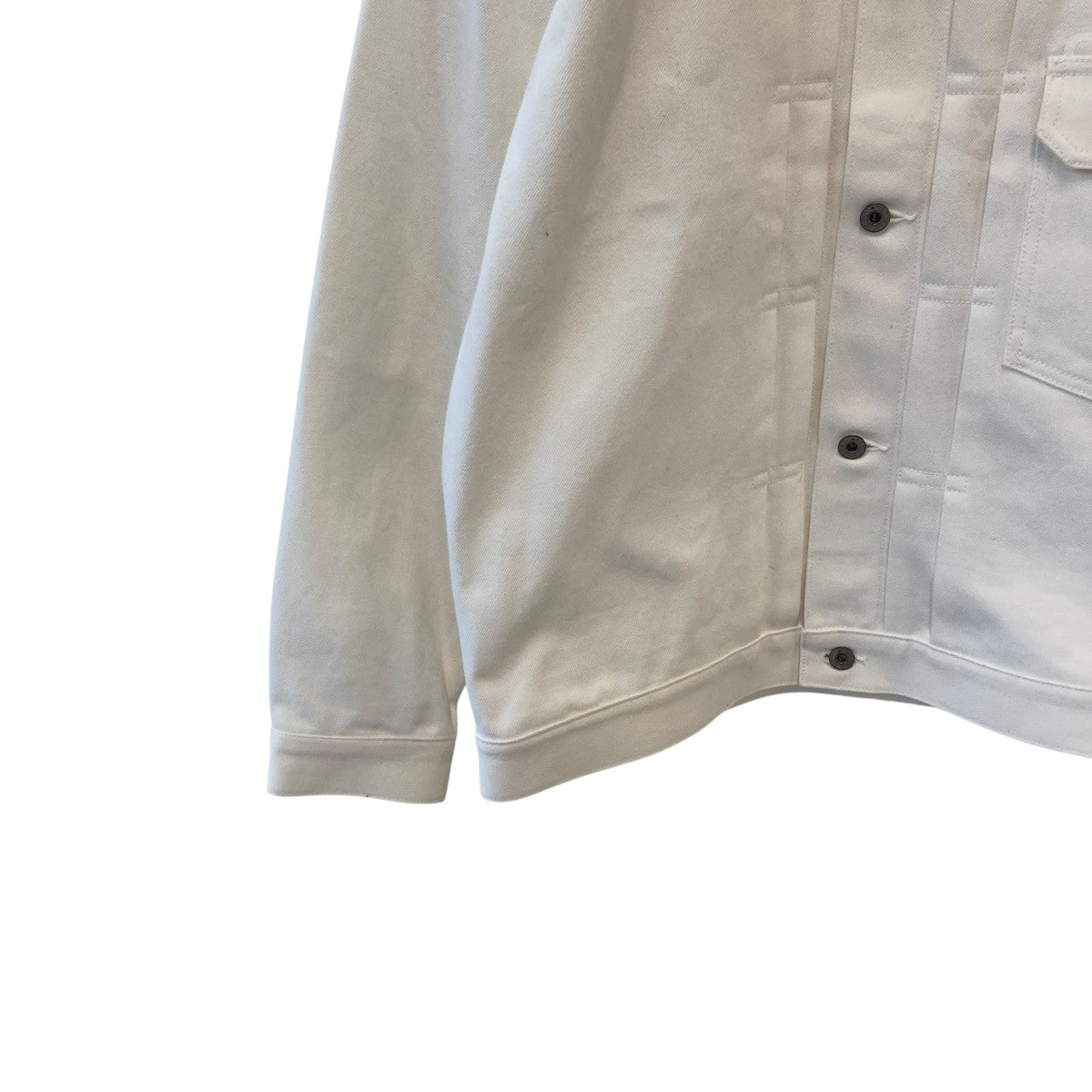 SEQUEL×FRAGMENTS RIGID WHITE DENIM JACKETデニムジャケットSQ-24SS-JK-03 古着・中古-4枚目のアイテム画像