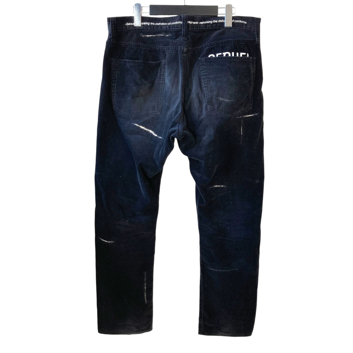 SEQUEL×FRAGMENT DESIGN 22AWダメージ加工 パンツ 古着・中古-2枚目のアイテム画像