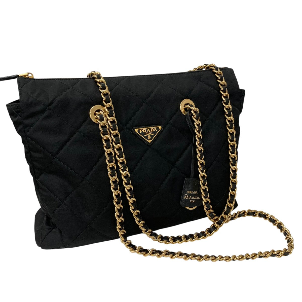 PRADA RE-EDITION 1995 チェーン RE−NYLON トートバックトートバッグ1BG467 古着・中古-1枚目のアイテム画像