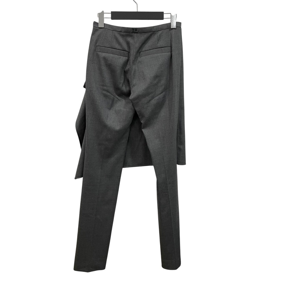 courreges オーバースカート付きウールテーラードパンツ323CPA154WO00739020 古着・中古-2枚目のアイテム画像