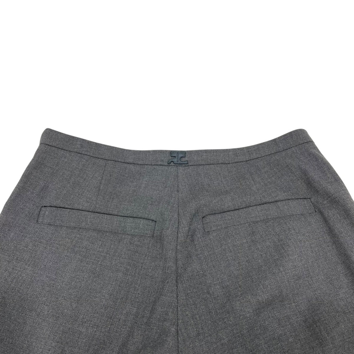 courreges オーバースカート付きウールテーラードパンツ323CPA154WO00739020 古着・中古-4枚目のアイテム画像