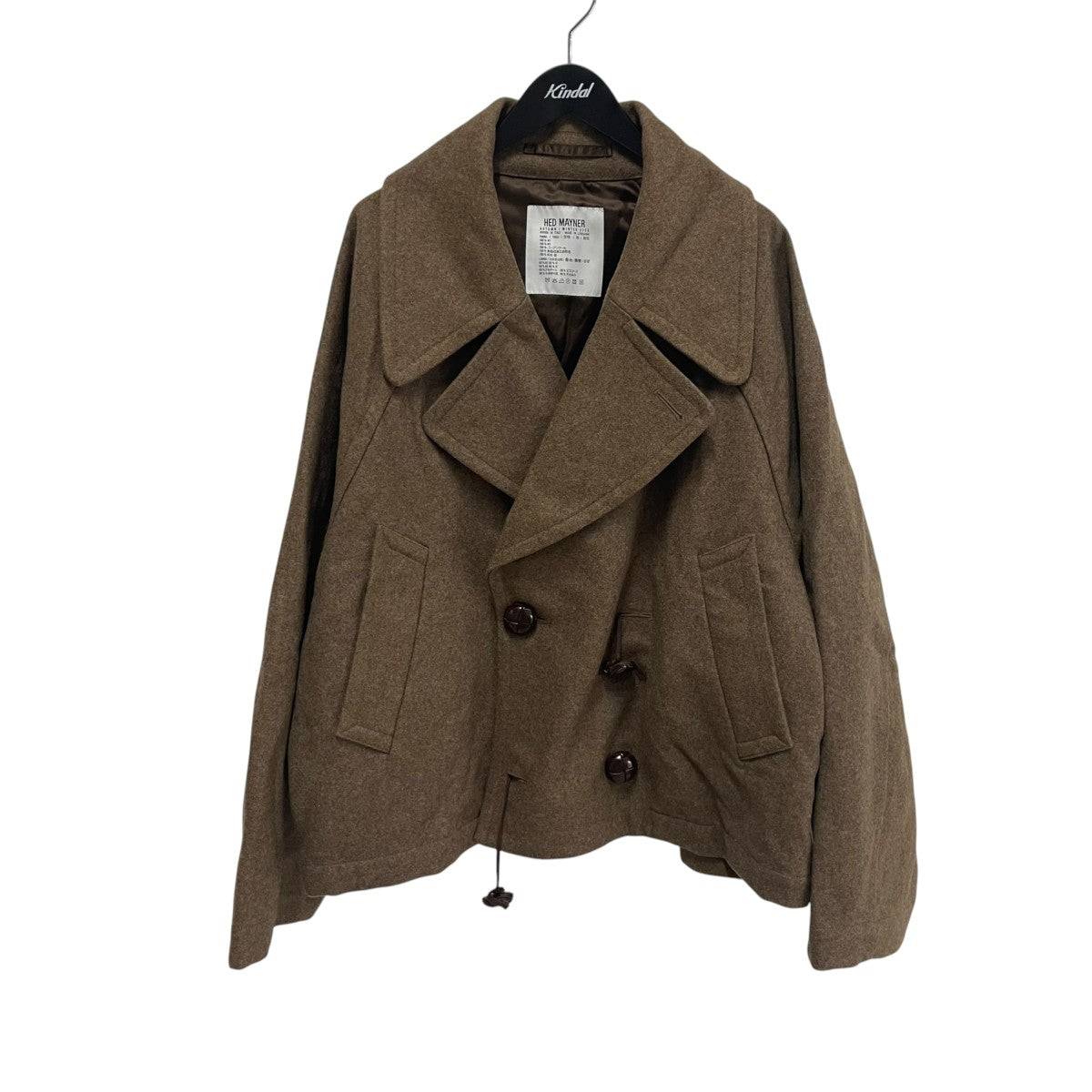 Hed Mayner CROPPED PEA COATPコート 古着・中古-1枚目のアイテム画像