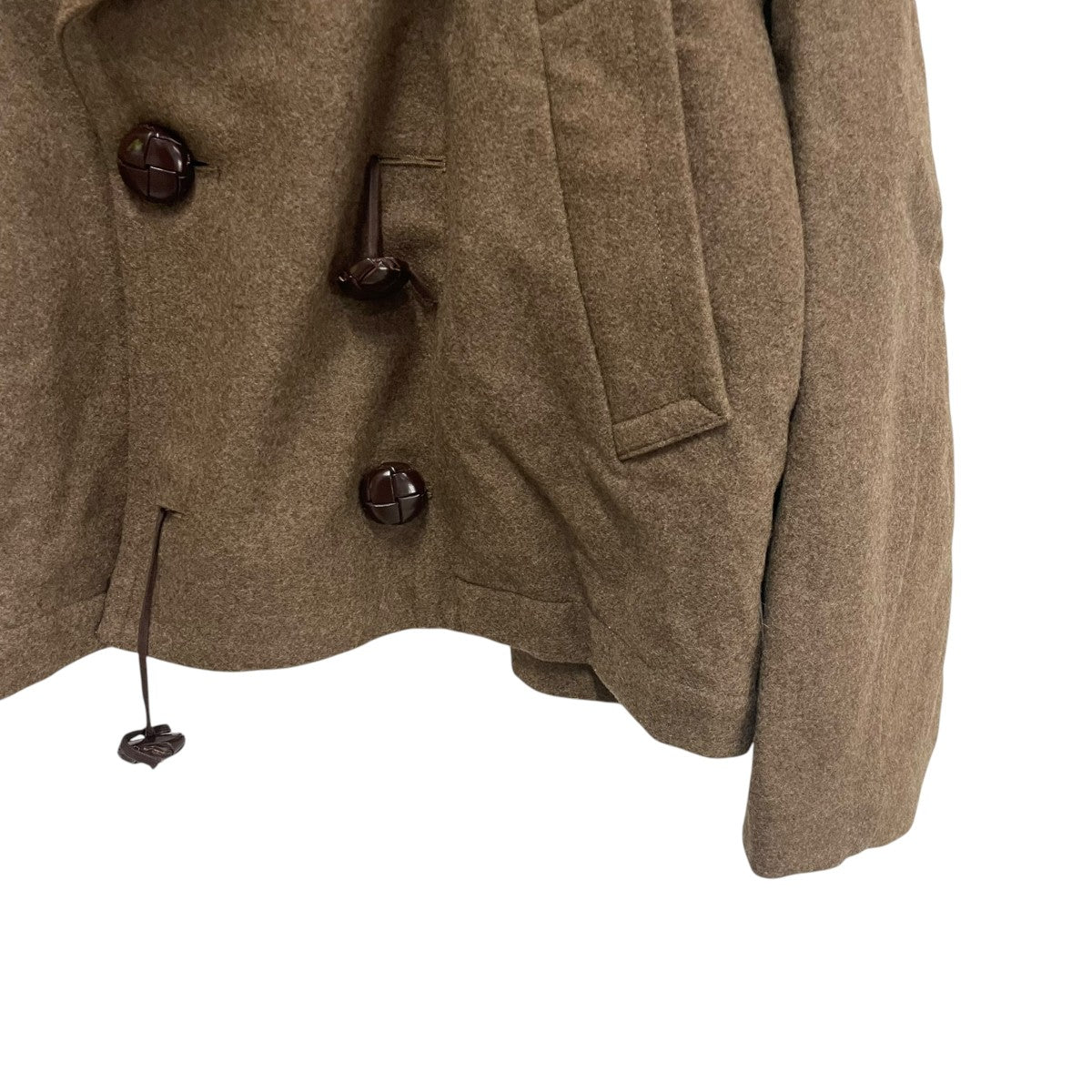 Hed Mayner(ヘドメイナー) CROPPED PEA COATPコート ブラウン サイズ M