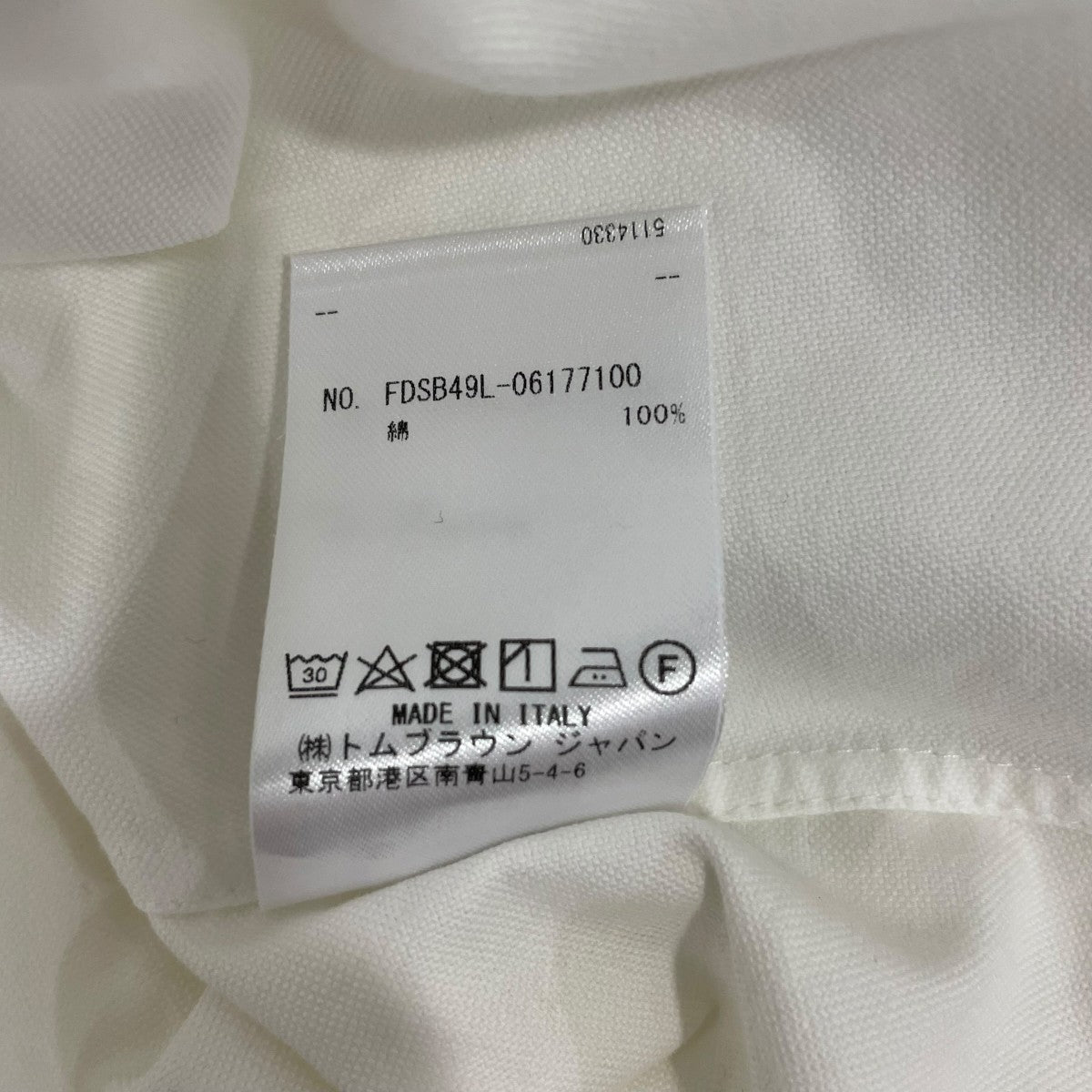 THOM BROWNE． NEW YORK シャツワンピースFDSB49L06177100 古着・中古-7枚目のアイテム画像