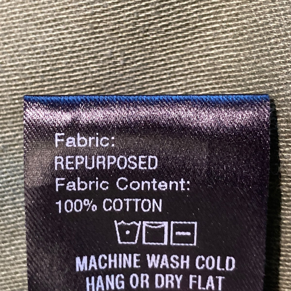 R13 REPURPOSED SHIRT WITH EMBROIDERYミリタリーシャツR13W2073-03 古着・中古-6枚目のアイテム画像