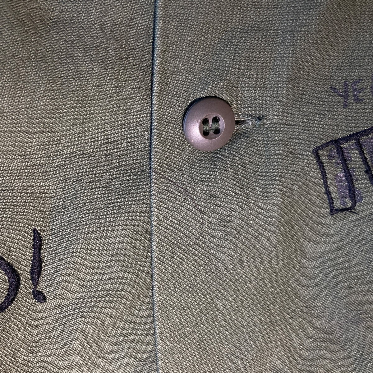 R13 REPURPOSED SHIRT WITH EMBROIDERYミリタリーシャツR13W2073-03 古着・中古-7枚目のアイテム画像