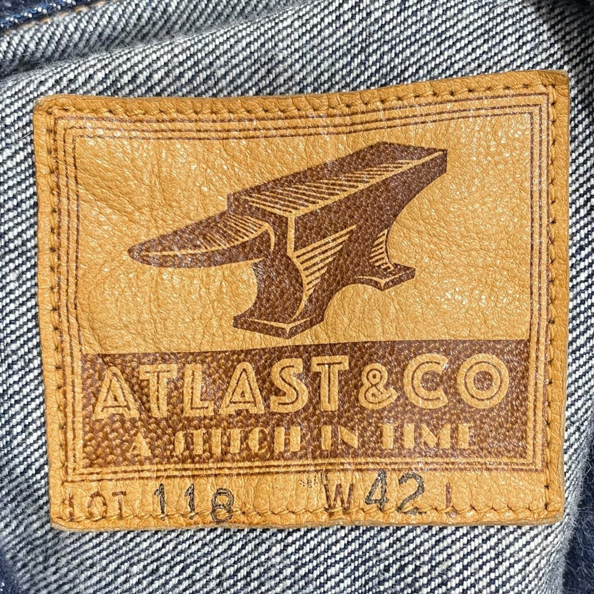 ATLAST ＆ CO デニムジャケット 1st Type 118 古着・中古-8枚目のアイテム画像