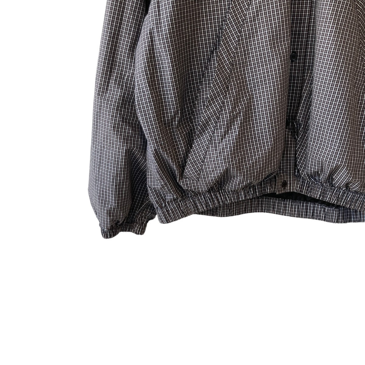 Slam Jam UMBRO Gingham Masked Shirt CoffeeジャケットUBMW0476FA306 古着・中古-4枚目のアイテム画像