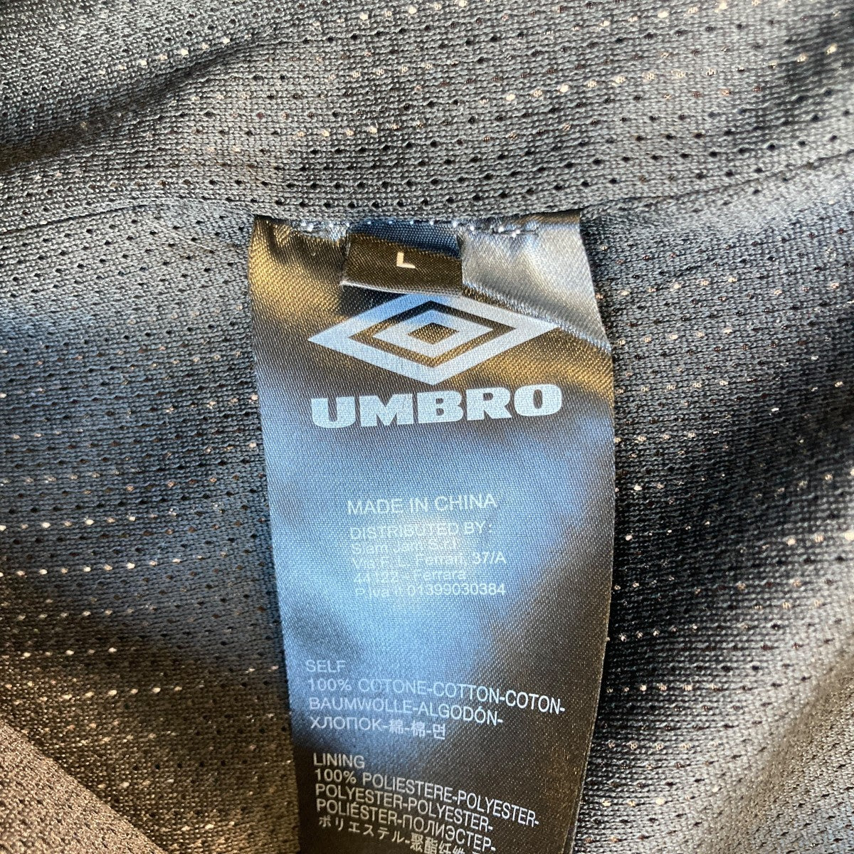 Slam Jam UMBRO Gingham Masked Shirt CoffeeジャケットUBMW0476FA306 古着・中古-5枚目のアイテム画像