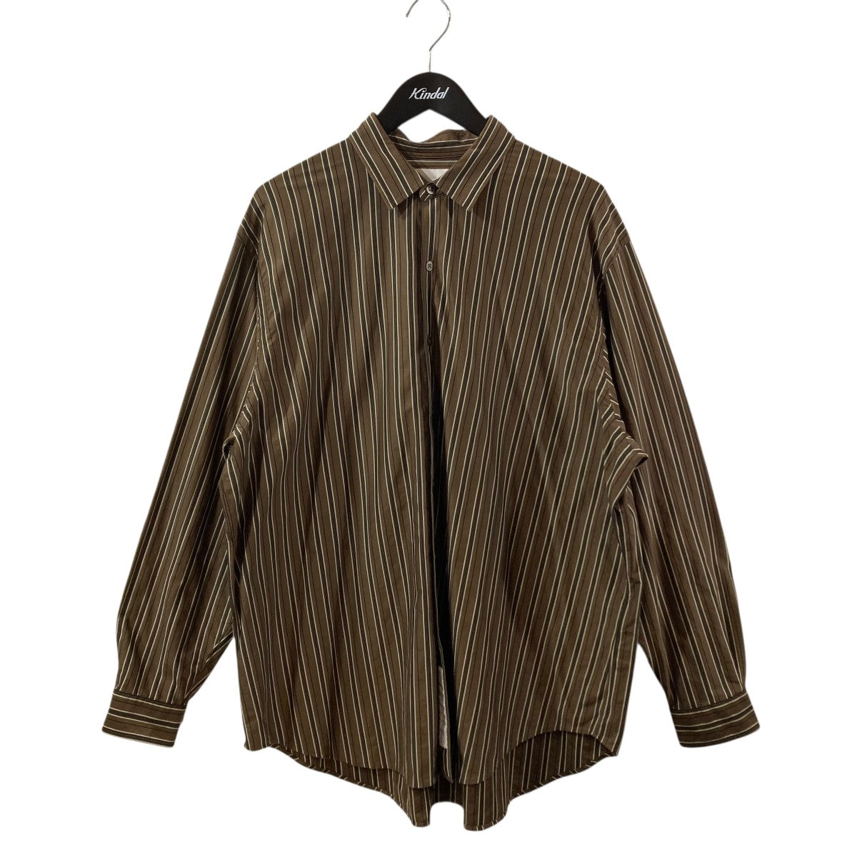 KANEMASA PHIL． 46G Atmosphere Stripe長袖シャツKM24A-024CB 古着・中古-1枚目のアイテム画像