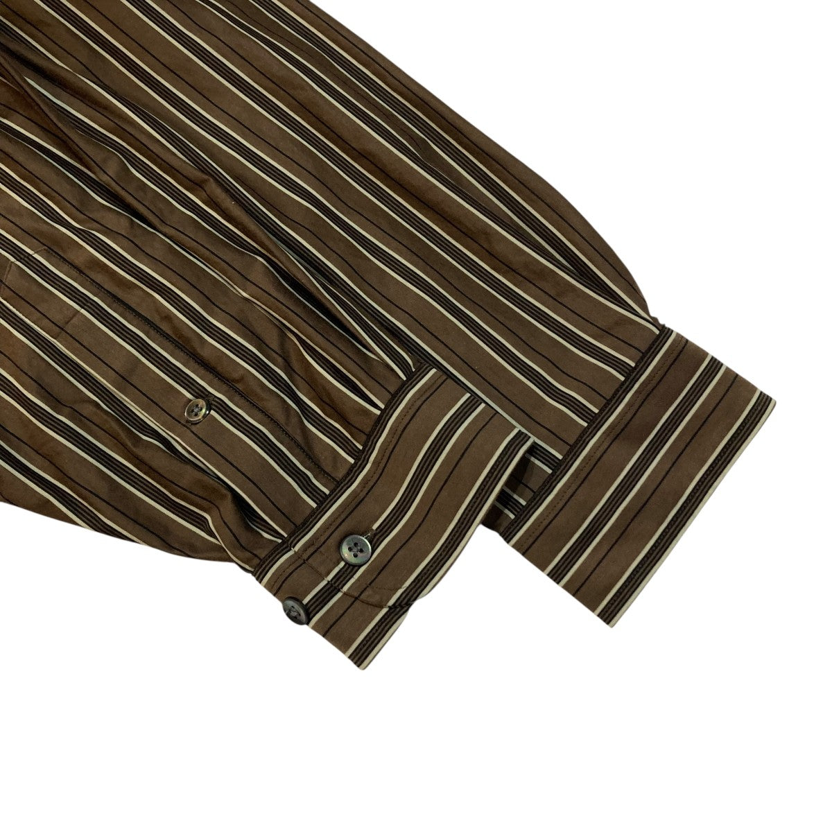 KANEMASA PHIL． 46G Atmosphere Stripe長袖シャツKM24A-024CB 古着・中古-4枚目のアイテム画像