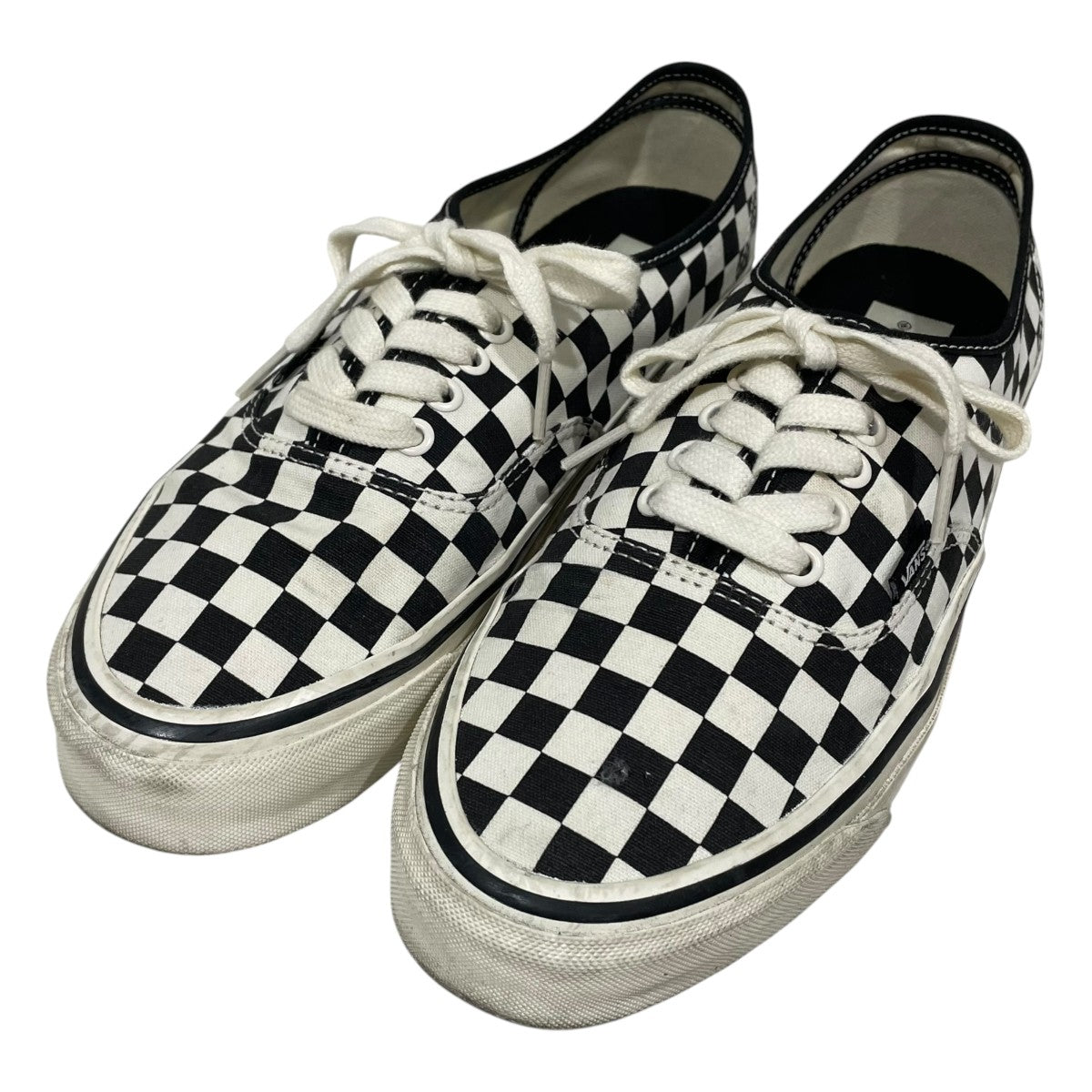 VANS チェッカー柄スニーカー AUTHENTIC オーセンティック 507452 古着・中古-1枚目のアイテム画像