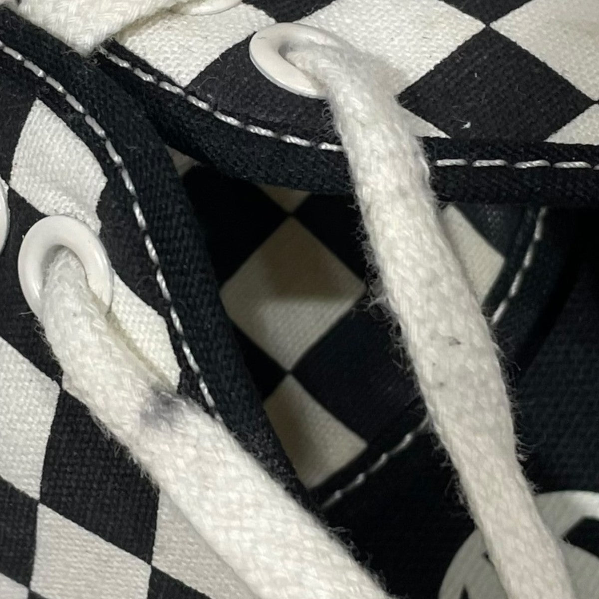 VANS チェッカー柄スニーカー AUTHENTIC オーセンティック 507452 古着・中古-5枚目のアイテム画像