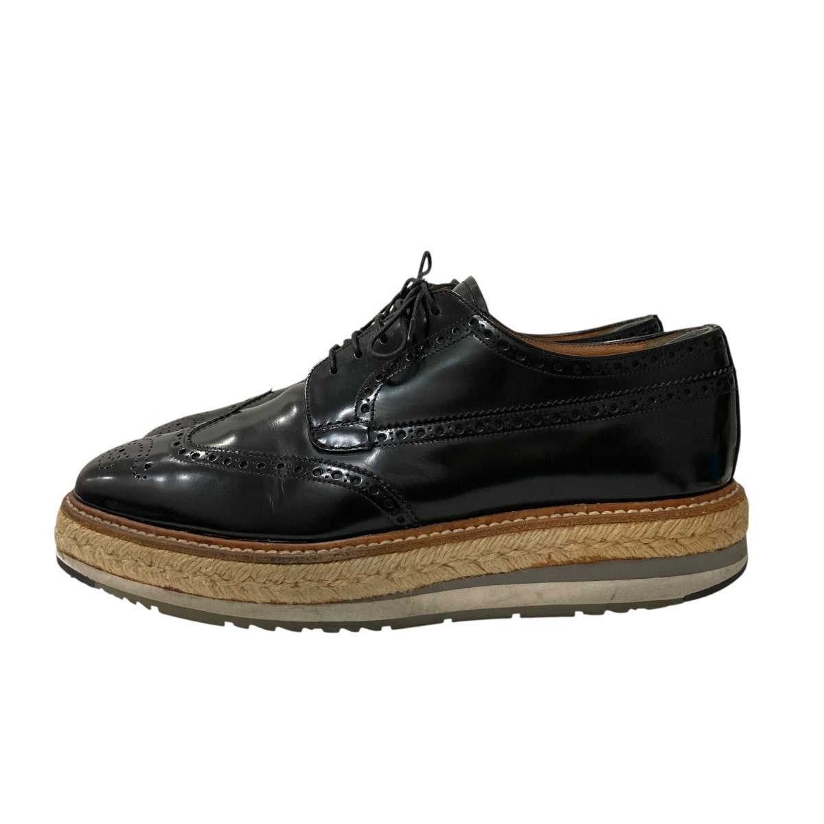 PRADA ウィングチップシューズ2EG015 古着・中古-2枚目のアイテム画像