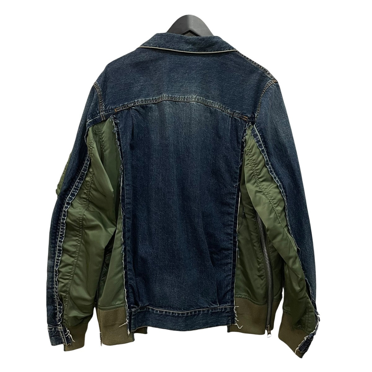 Sacai SCM-053 デニムジャケット サイズ2 sacai(サカイ) デニムジャケットSCM053 SCM053 ブルー サイズ 3