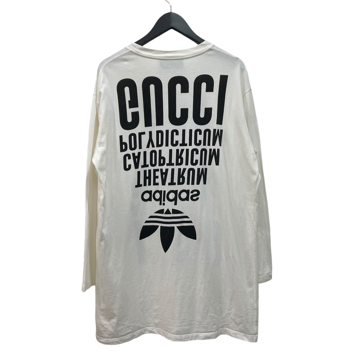値下げ　GUCCI　長袖Tシャツ GUCCI×adidas 長袖Tシャツ721393 721393 ホワイト サイズ S｜【公式