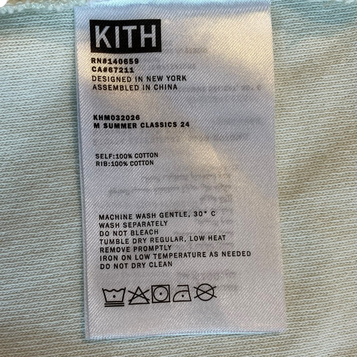 KITH 24SS半袖TシャツKHM032026 古着・中古-6枚目のアイテム画像