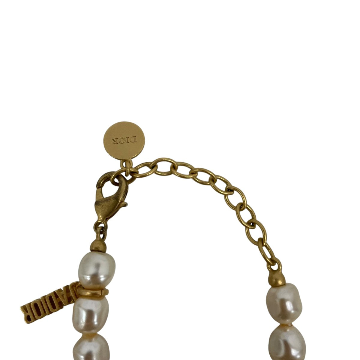 Christian Dior フェイクパールチャームネックレスネックレス 古着・中古-5枚目のアイテム画像