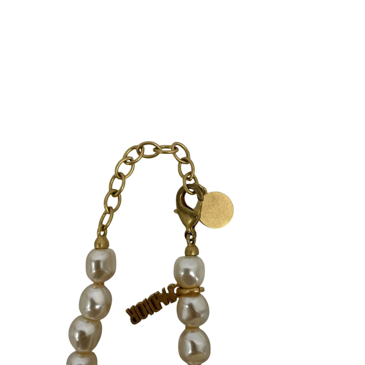 Christian Dior フェイクパールチャームネックレスネックレス 古着・中古-6枚目のアイテム画像