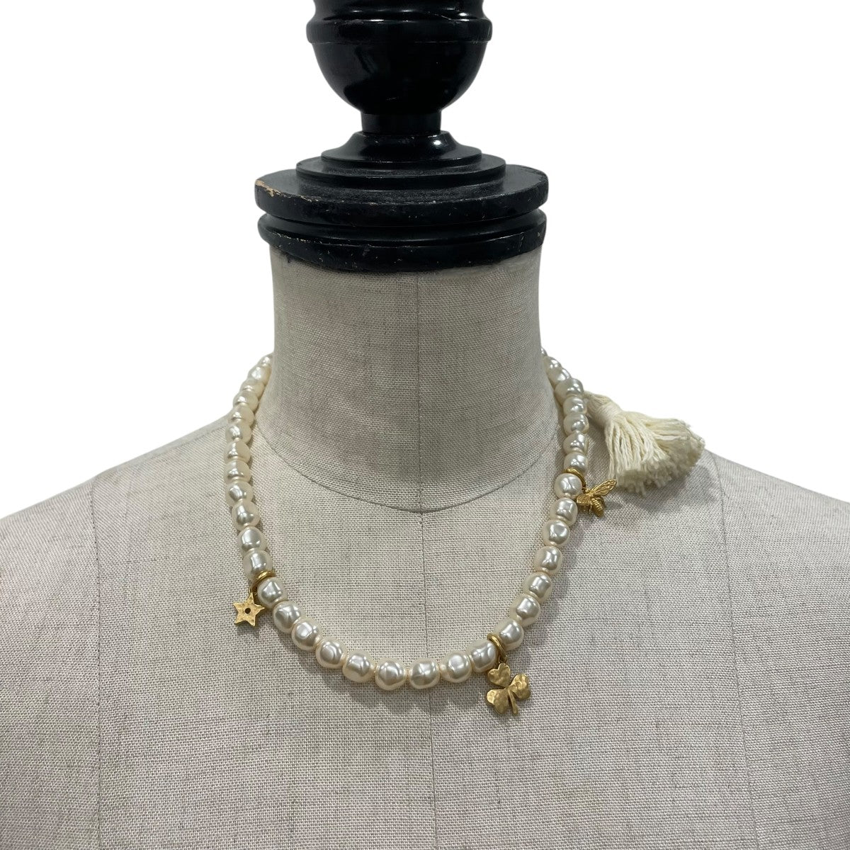 Christian Dior フェイクパールチャームネックレスネックレス 古着・中古-8枚目のアイテム画像