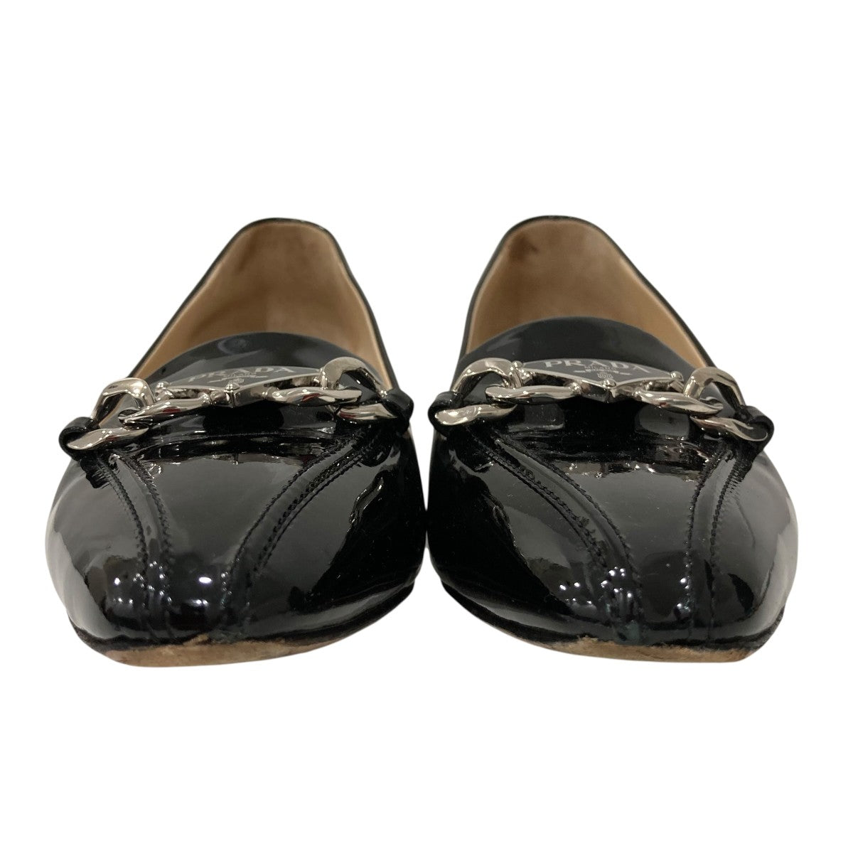 PRADA プレートパテントパンプス1D189N 古着・中古-8枚目のアイテム画像