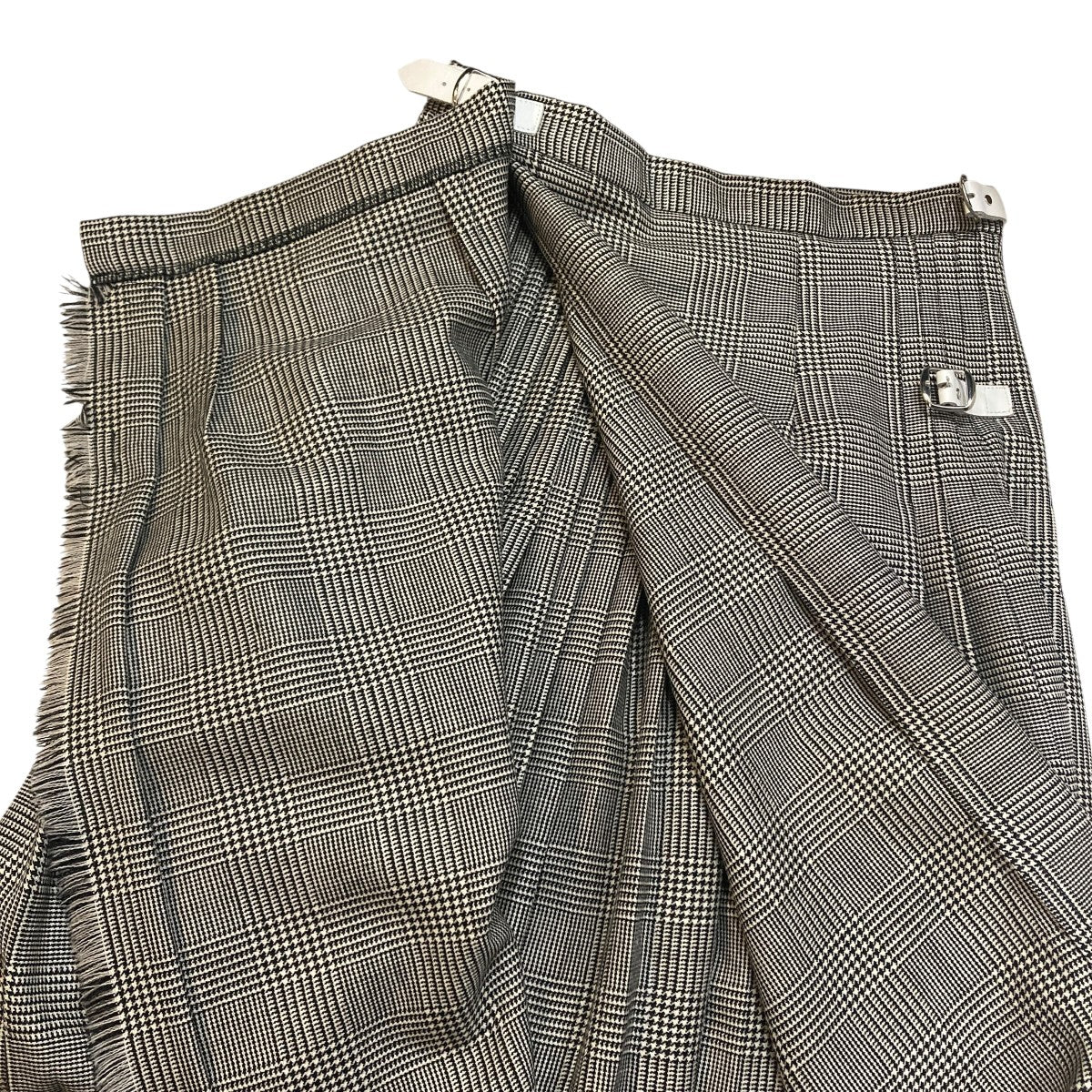 千鳥格子巻きスカート1524-343-4379
