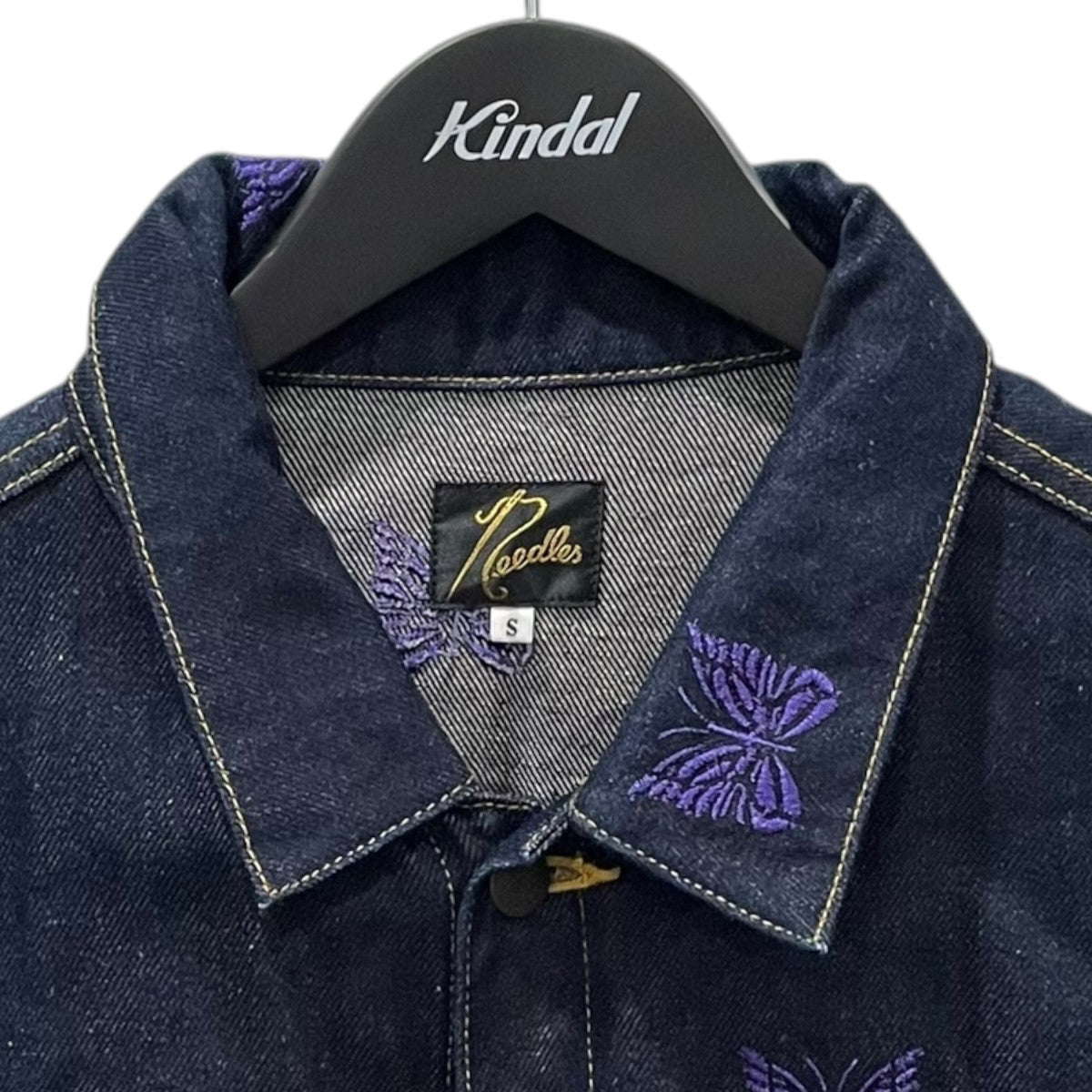 Needles(ニードルズ) 22SS パピヨン刺繍デニムジャケット M．W． Jean