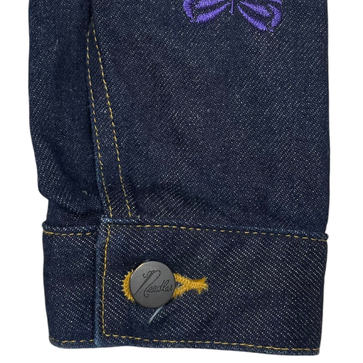 Needles(ニードルズ) 22SS パピヨン刺繍デニムジャケット M．W． Jean