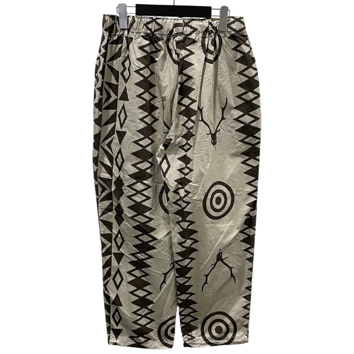 総柄パンツ Belted C．S． Pant - Cotton Ripstop ／ Printed ベルテッド センターシーム パンツ コットンリップストップ プリンテッド PU498