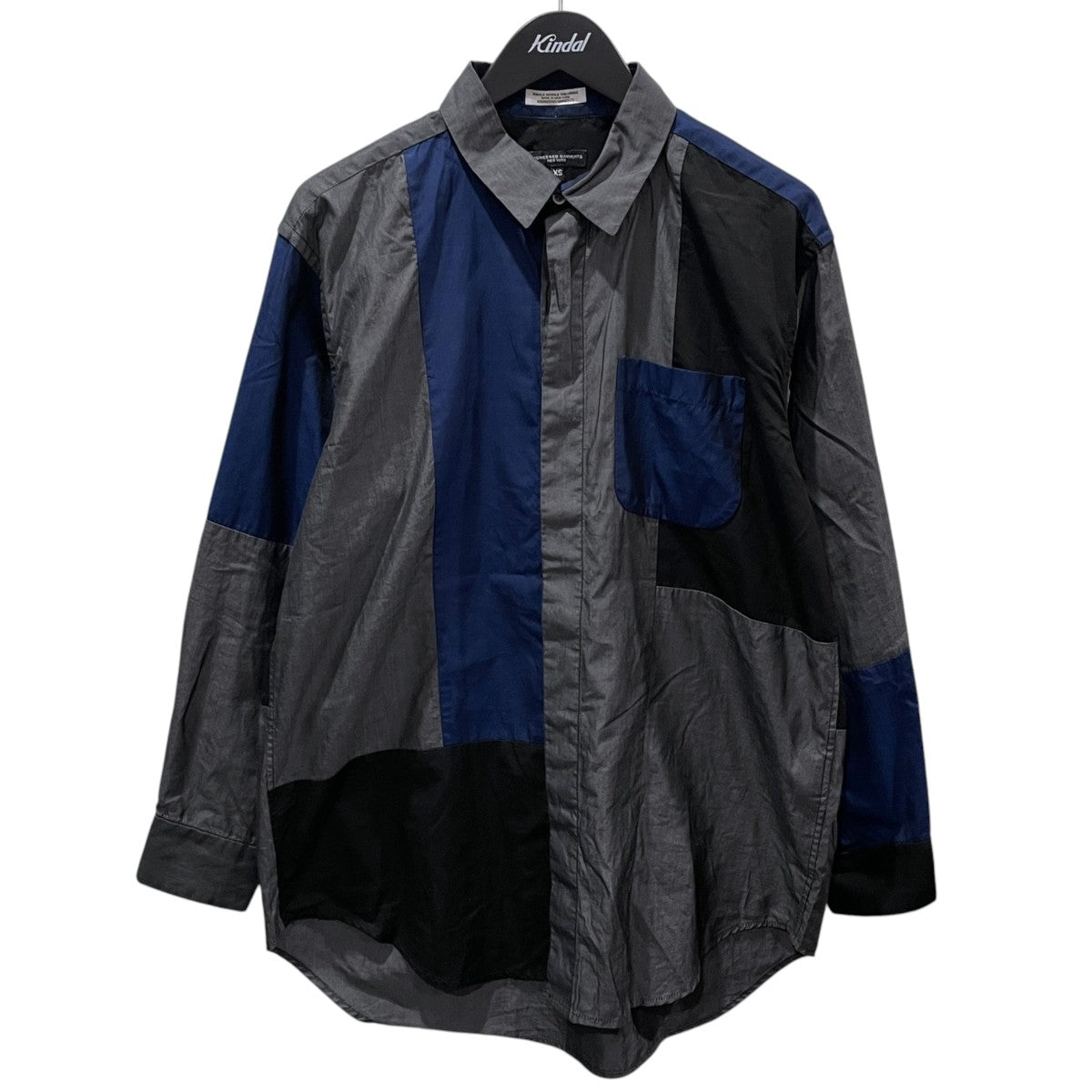 25AW 長袖シャツ Combo Short Collar Shirt - Cotton Iridescent Broadcloth コンボ ショート カラー シャツ RV034