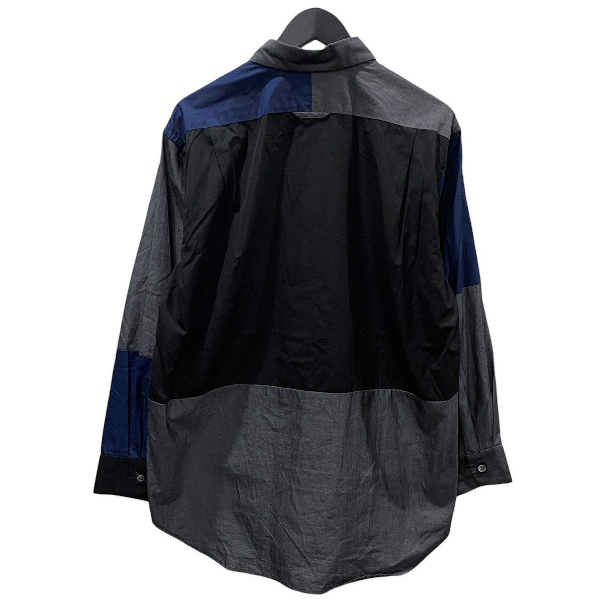 25AW 長袖シャツ Combo Short Collar Shirt - Cotton Iridescent Broadcloth コンボ ショート カラー シャツ RV034