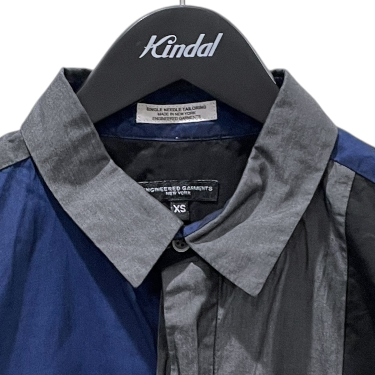 25AW 長袖シャツ Combo Short Collar Shirt - Cotton Iridescent Broadcloth コンボ ショート カラー シャツ RV034
