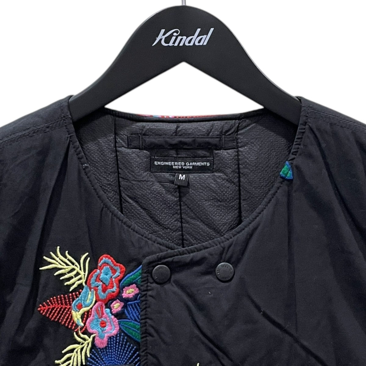 Engineered Garments 24AW フラワー刺繍中綿ベスト Cover Vest Cotton Floral Embroidery Sheeting カバーベスト コットンフローラルエンブロイダリー シーティング OT171 古着・中古-3枚目のアイテム画像
