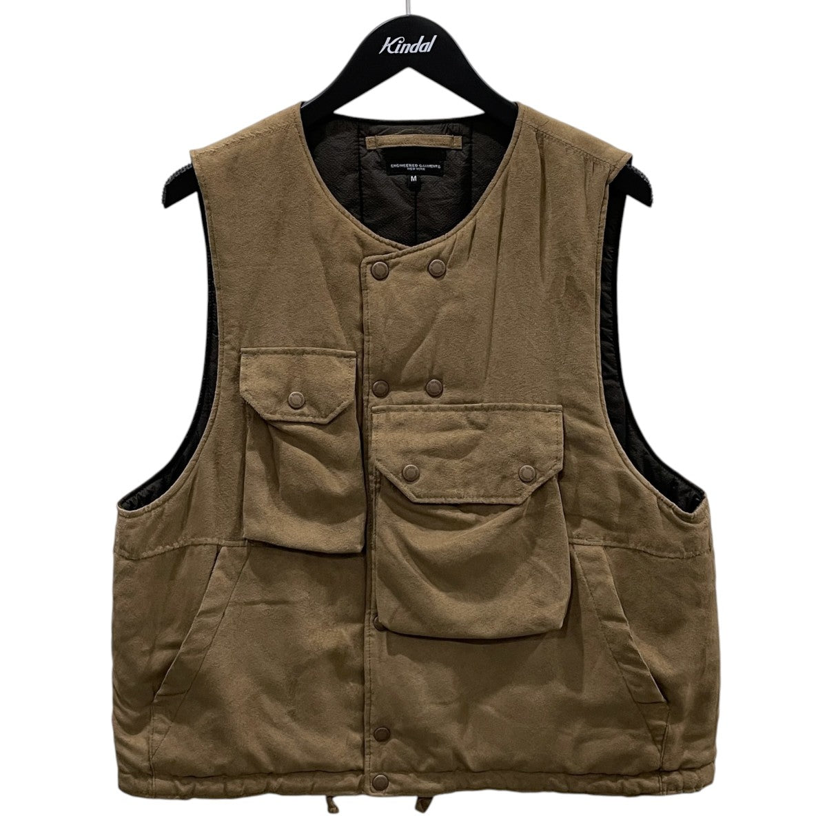 24AW 中綿ベストCover Vest - Fake Suede ／ Primaloft カバーベスト - フェイクスウェード ／ プリマロフト