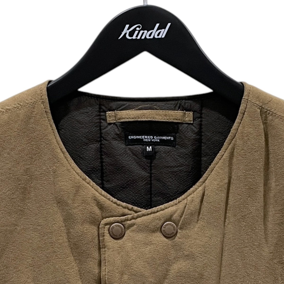 24AW 中綿ベストCover Vest - Fake Suede ／ Primaloft カバーベスト - フェイクスウェード ／ プリマロフト