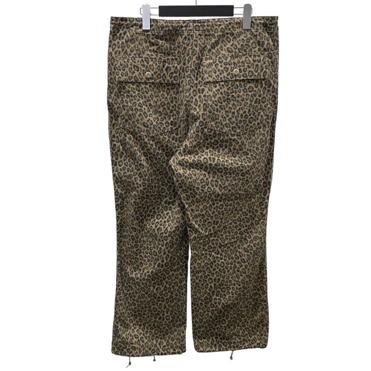 25AW レオパード柄パンツ String Fatigue Pant - Brushed Sateen ／ Leopard ストリング ファティーグパンツ ブラッシュドサテン レオパード RW221