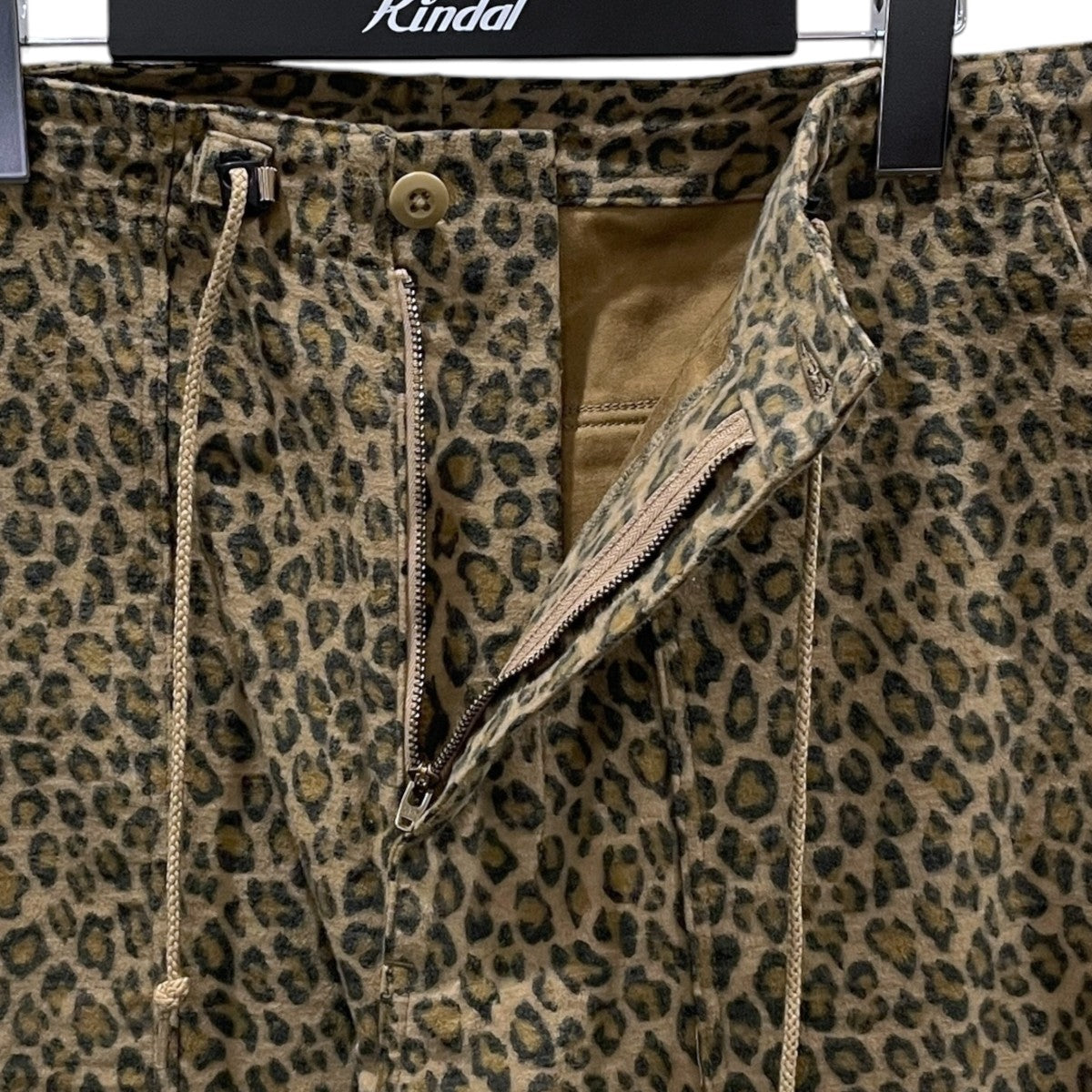 25AW レオパード柄パンツ String Fatigue Pant - Brushed Sateen ／ Leopard ストリング ファティーグパンツ ブラッシュドサテン レオパード RW221