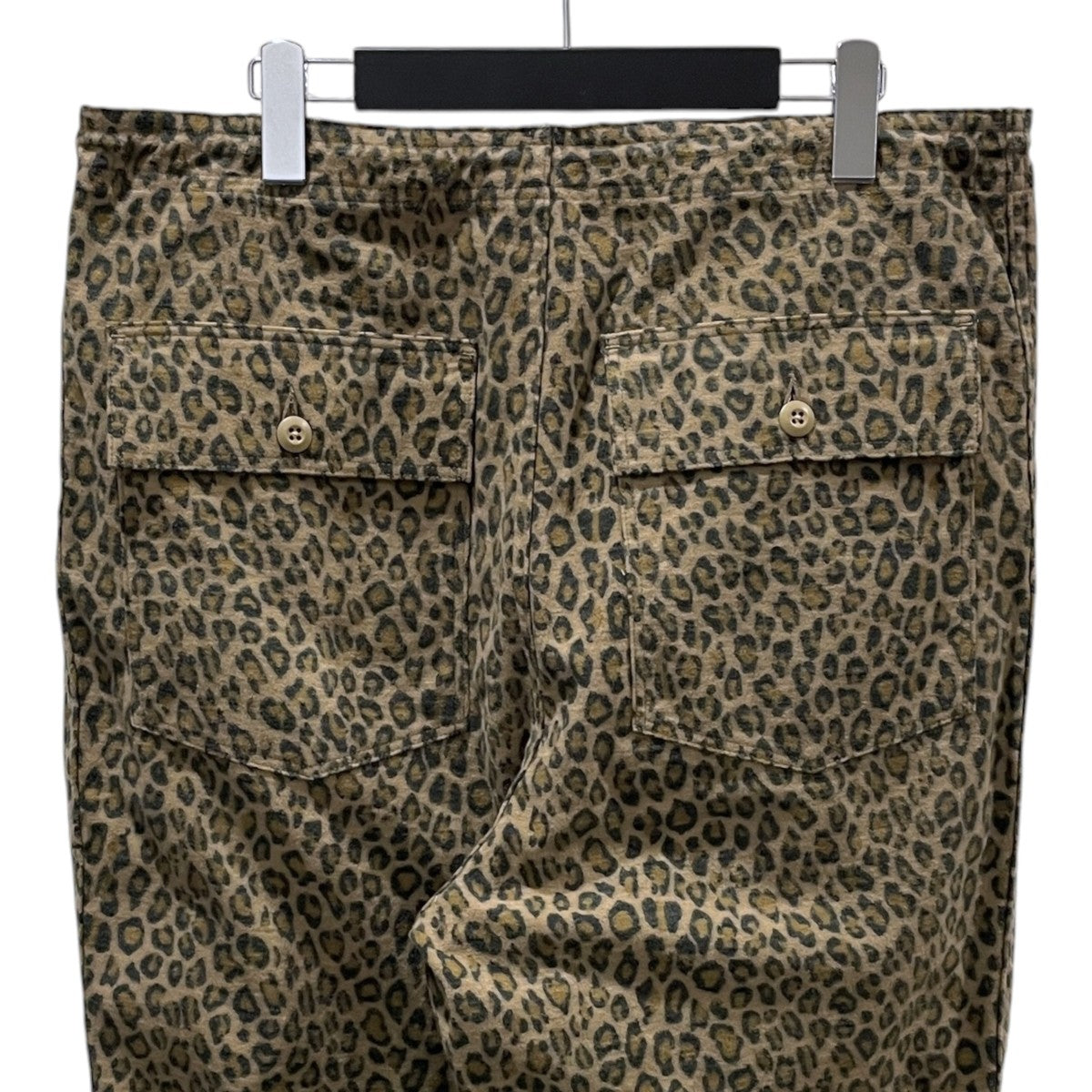 25AW レオパード柄パンツ String Fatigue Pant - Brushed Sateen ／ Leopard ストリング ファティーグパンツ ブラッシュドサテン レオパード RW221