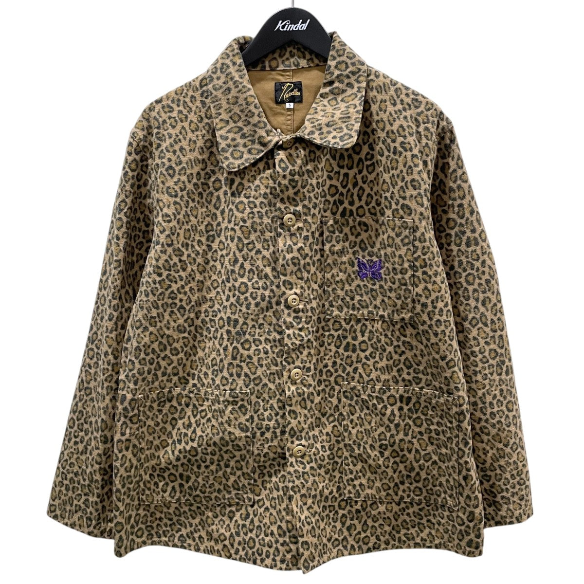 25AW レオパード柄ワークジャケット Coverall - Brushed Sateen Leopard カバーオール - ブラッシュド サテン レオパード RW219