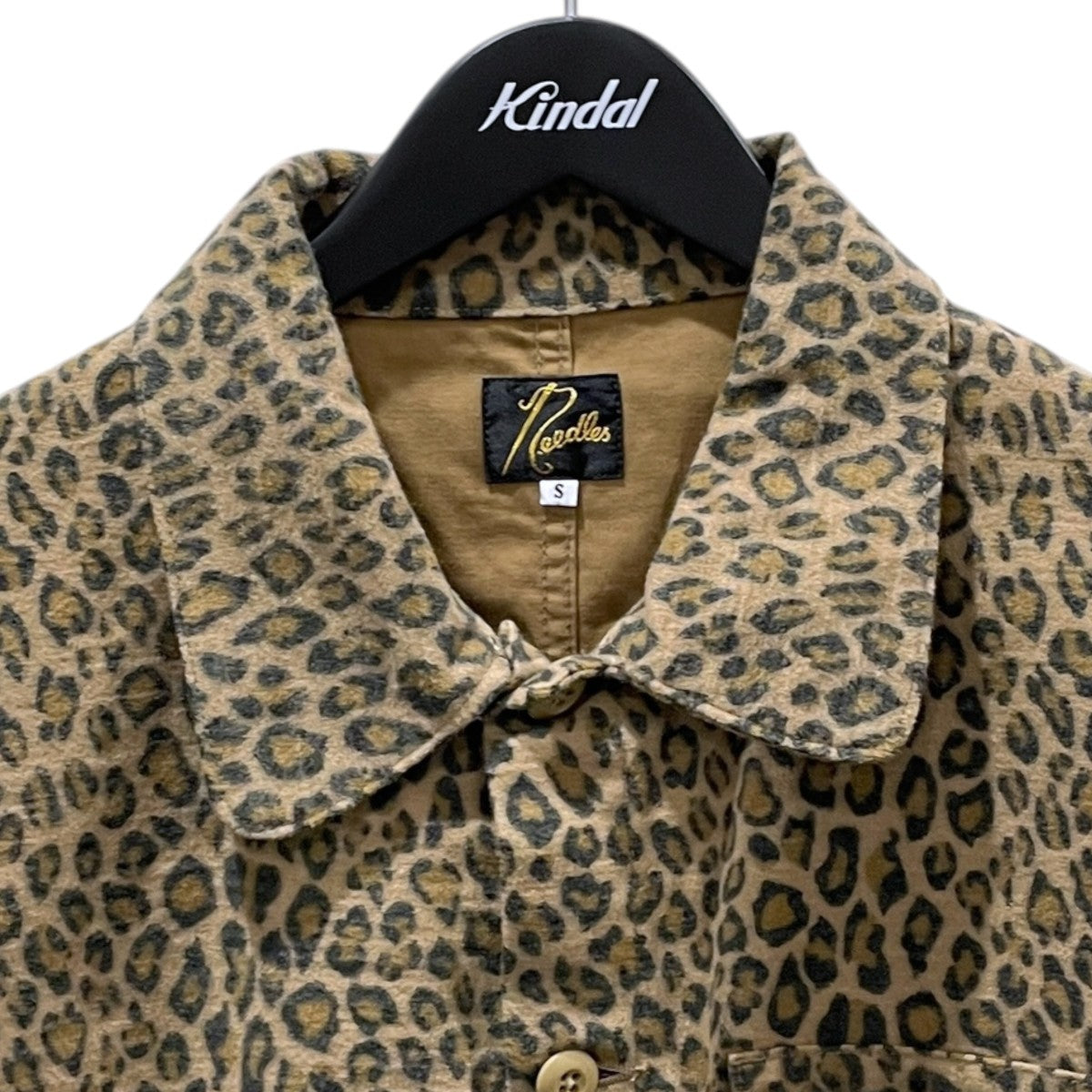 25AW レオパード柄ワークジャケット Coverall - Brushed Sateen Leopard カバーオール - ブラッシュド サテン レオパード RW219
