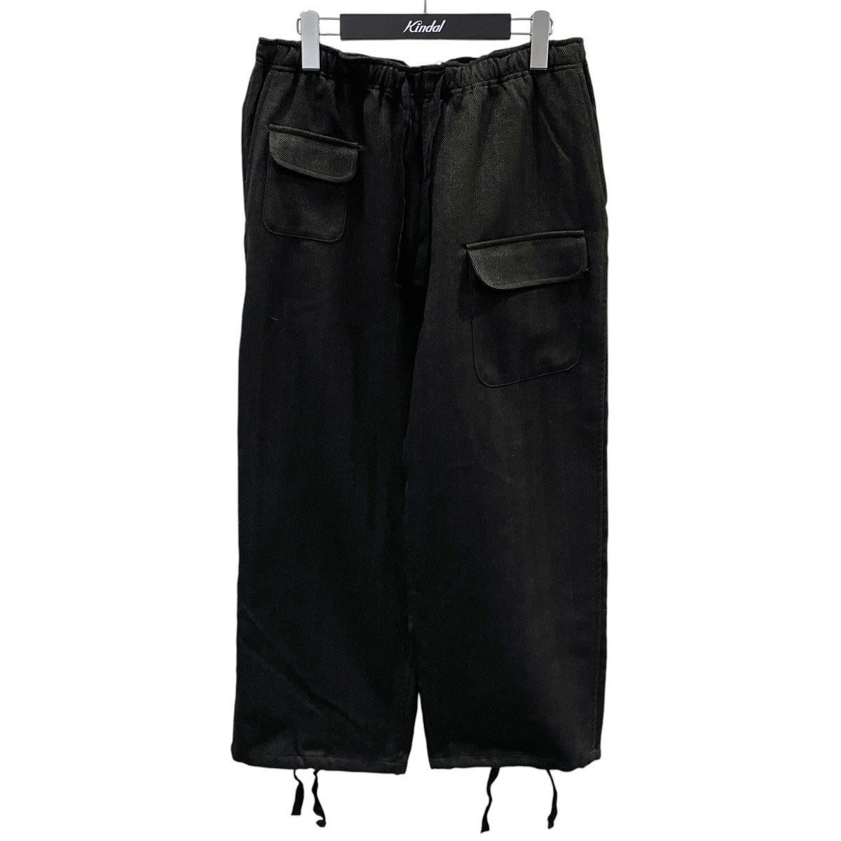 24AW ヘリンボーン柄イージーパンツ String Cuff Balloon Pant - Poly Herringbone ストリングカフ バルーンパンツ ポリヘリンボーン PU478