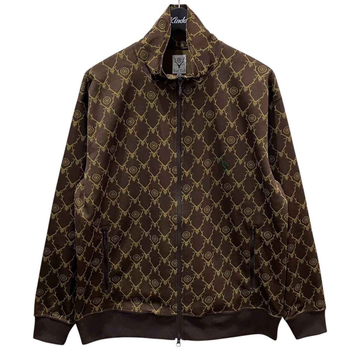 24SS ジップアップジャケット Trainer Jacket - Poly Jq． トレーナージャケット ポリジャカード OT597