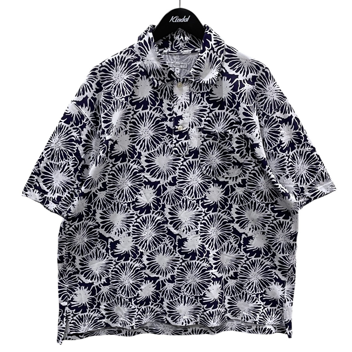 半袖ポロシャツ Polo Shirt - Cotton Floral Pique ポロ シャツ - コットン フローラル ピケ