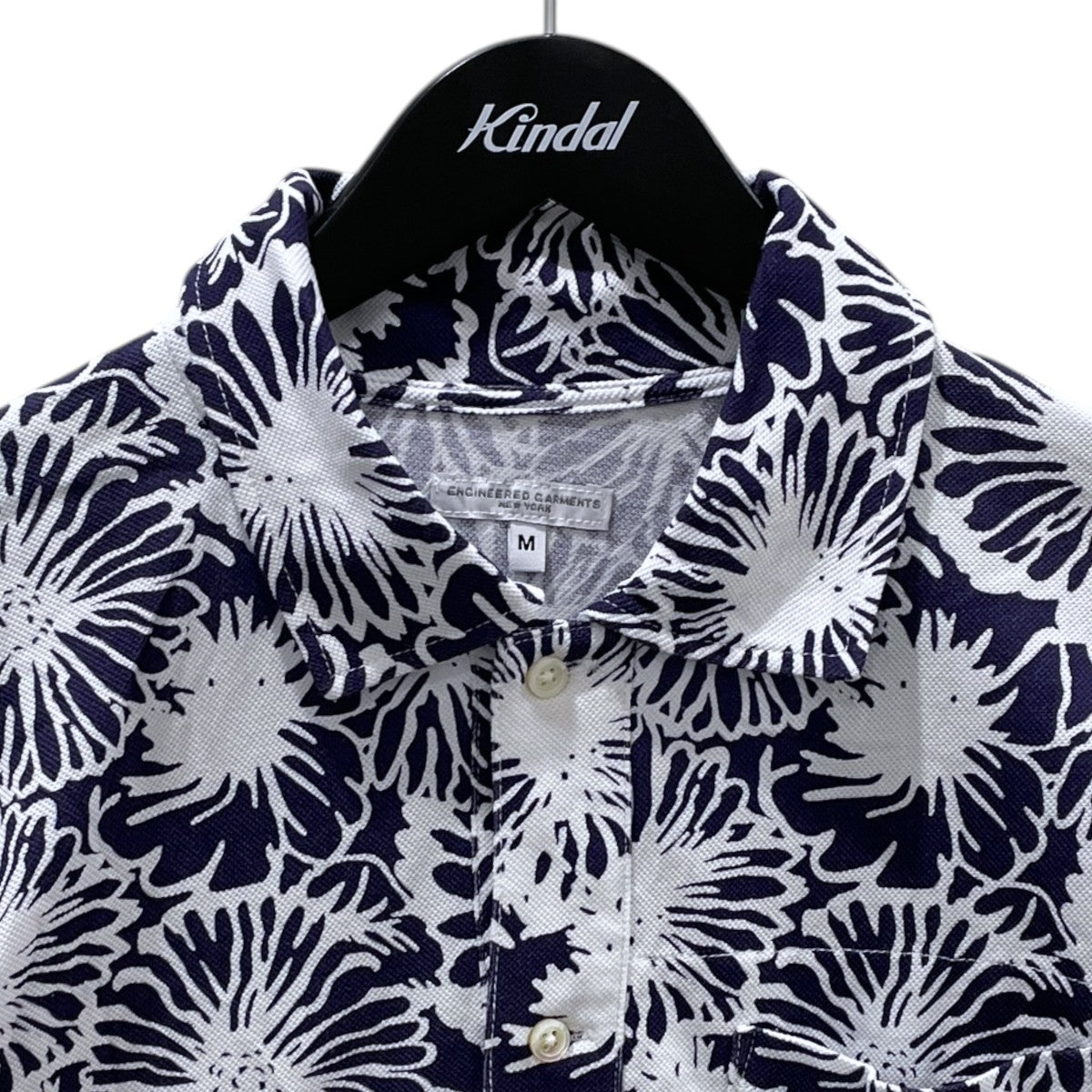 半袖ポロシャツ Polo Shirt - Cotton Floral Pique ポロ シャツ - コットン フローラル ピケ